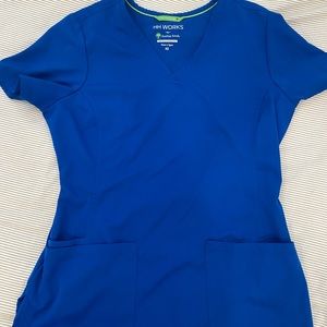 Healing Hands Blue Scrub Set